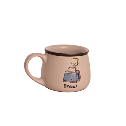 Doodle Sip Ceramic Cups Set of 6 150 ml