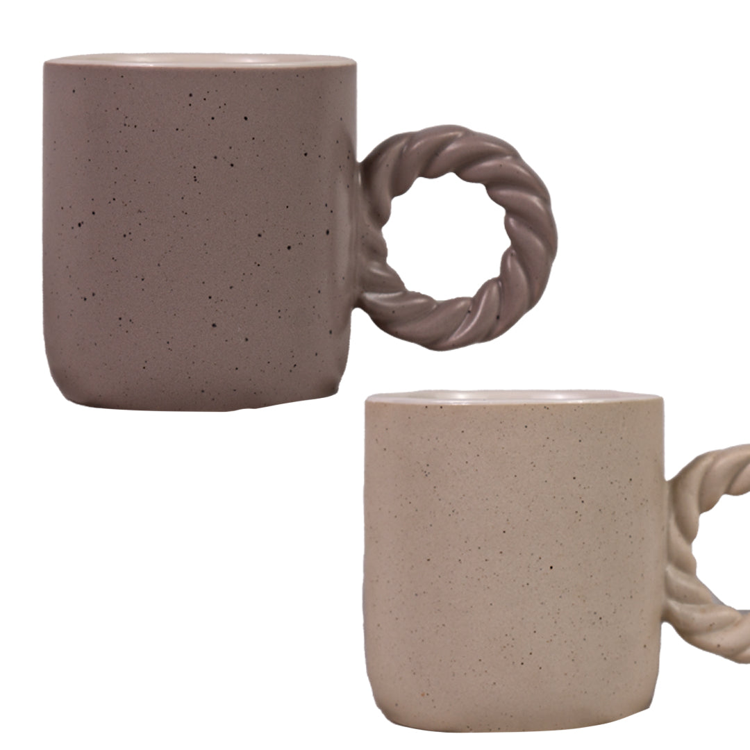 Rustic Loop Mug Set of 1 300 ml