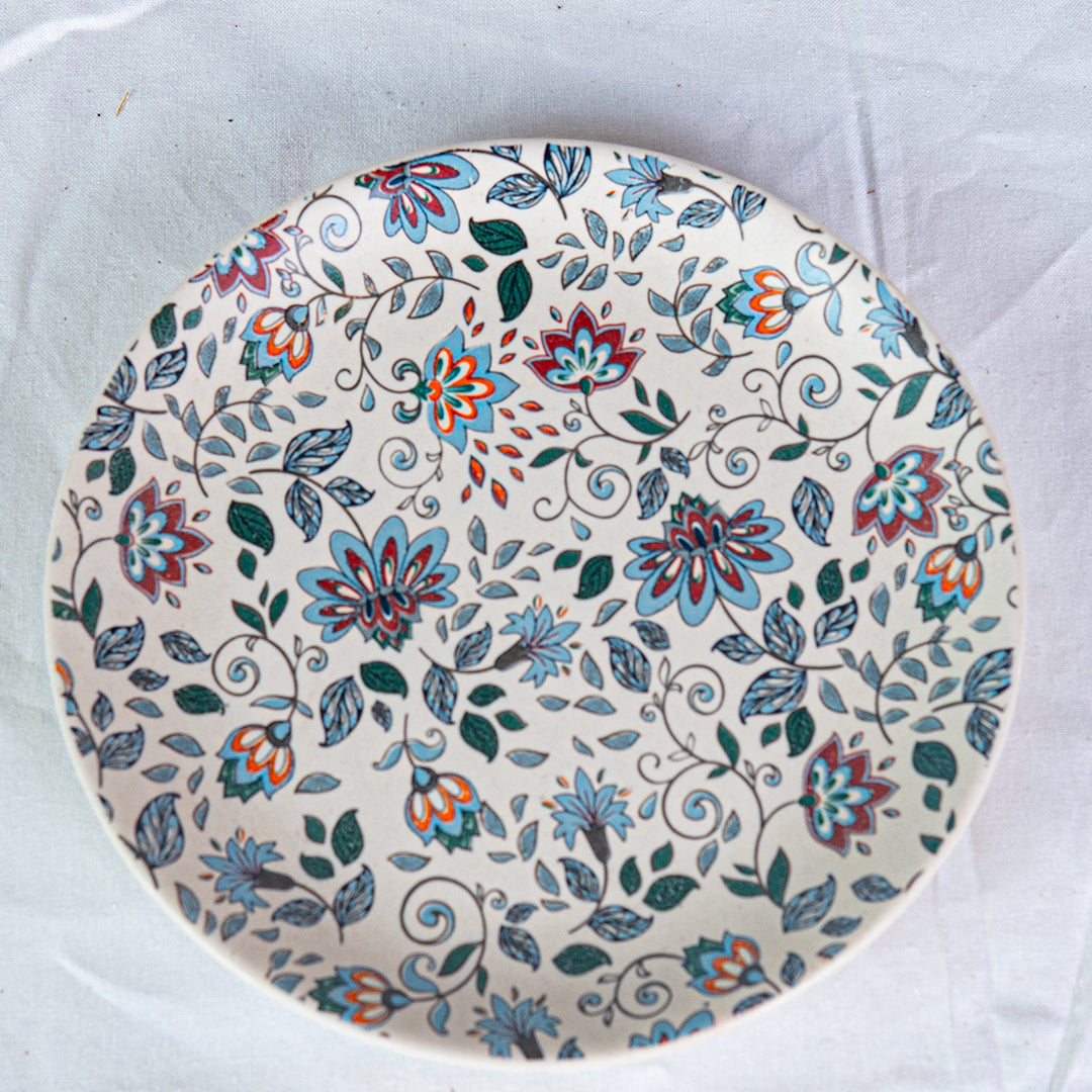 Handcrafted Eternal Bloom Cup and Saucer Set of 2 200 ml