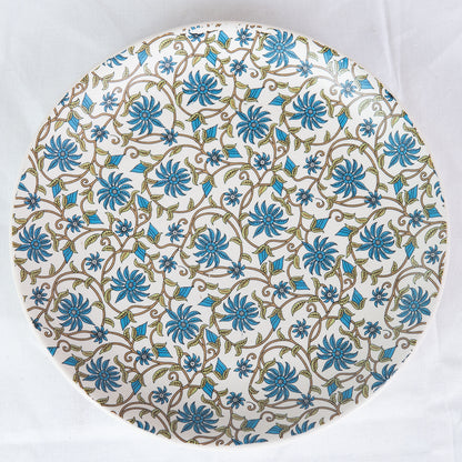 Handcrafted Bluevine Ceramic Cup and Saucer Set of 2 200 ml