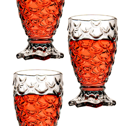 Pineapple Juice Glass Set of 6 280 ml