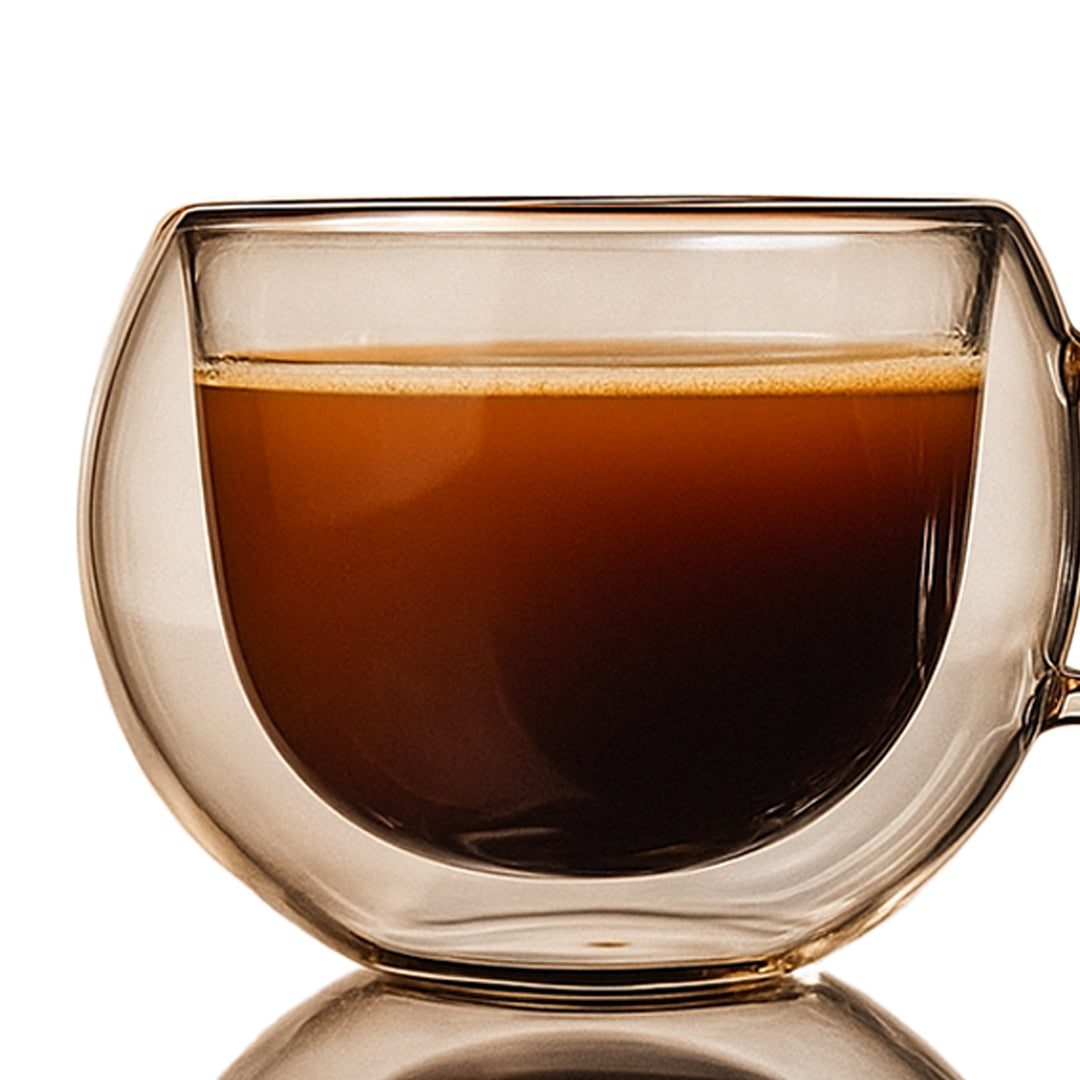 Cappuccino Double Walled Mug Set of 2 250 ml