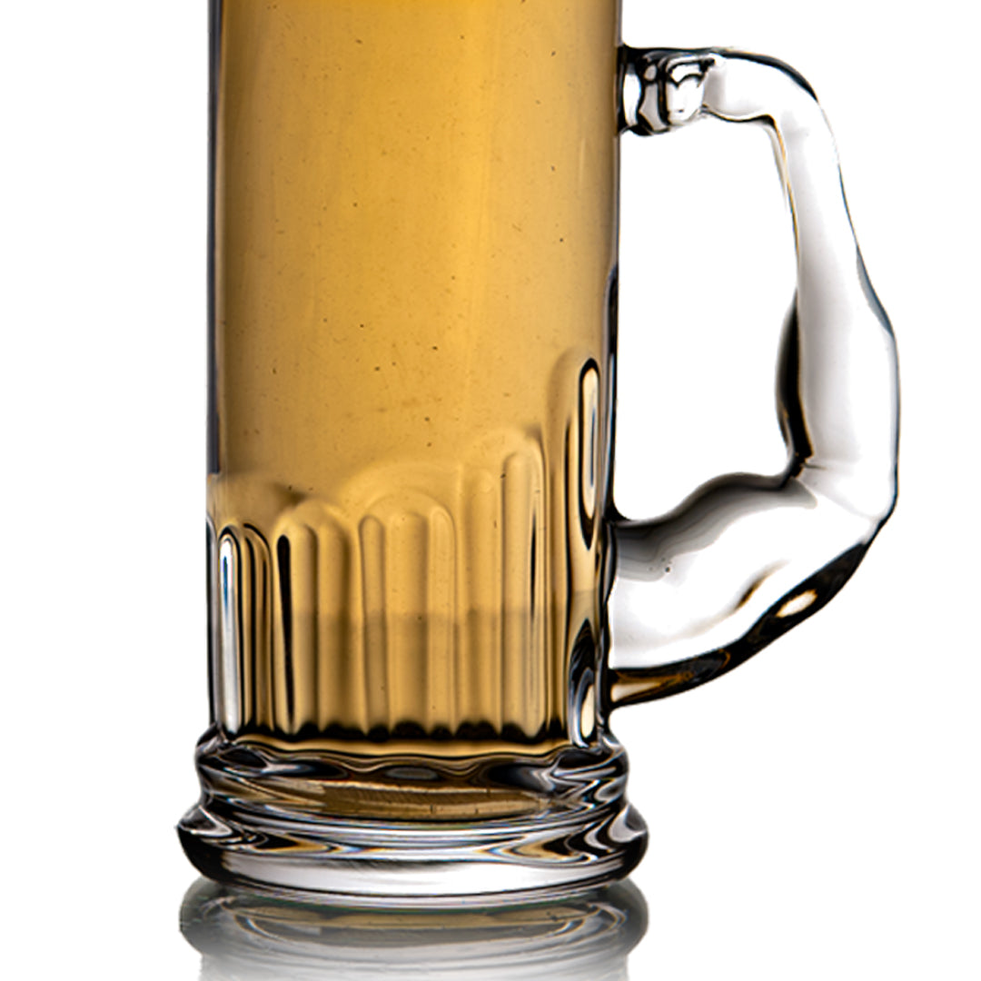 Muscle Beer Mug Set of 2 510 ml