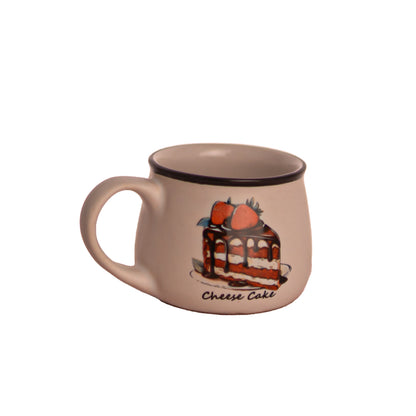 Doodle Sip Ceramic Cups Set of 6 150 ml