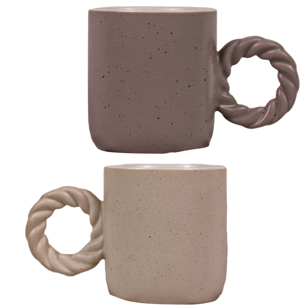 Rustic Loop Mug Set of 1 300 ml
