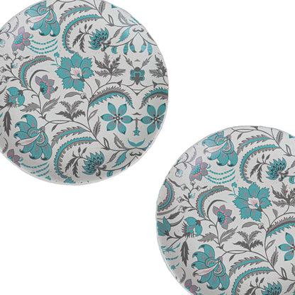 Handcrafted AquaBloom 20 Piece Dinner Set For 6