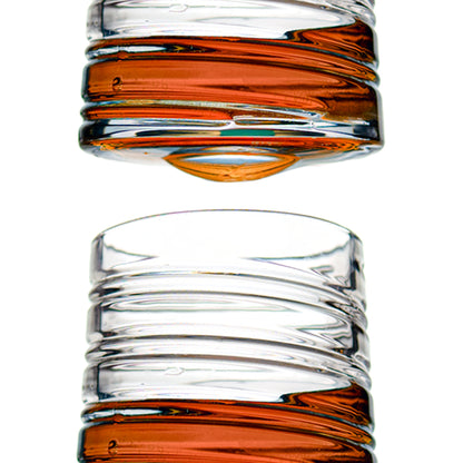 Lined Revolving Whiskey Glass Set of 6 275 ml