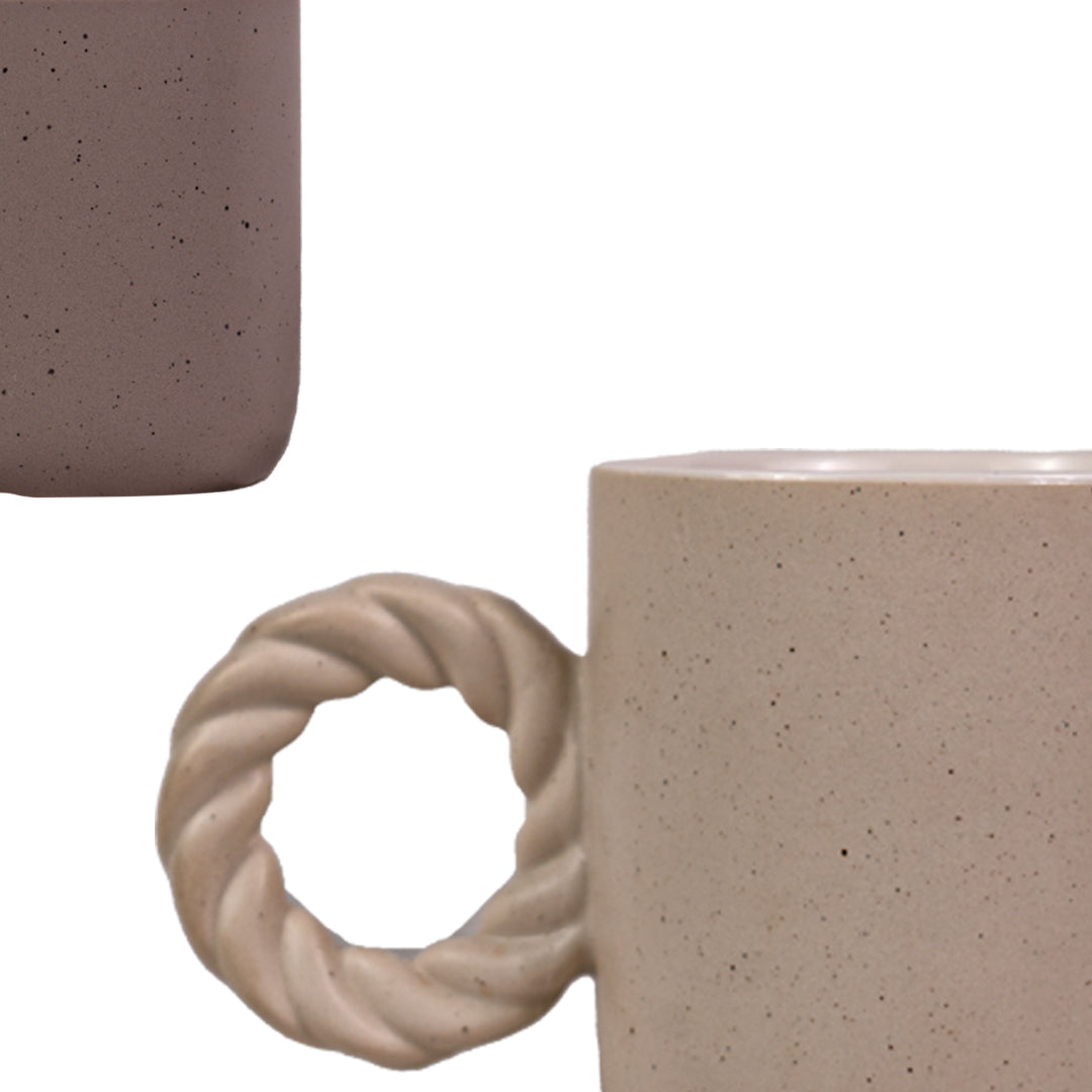 Rustic Loop Mug Set of 1 300 ml