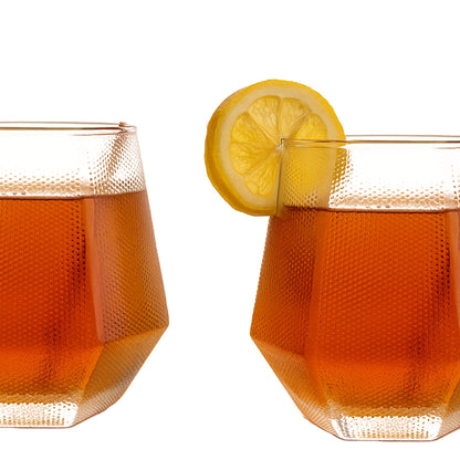 Dotted Diamond Glass Set of 6 330 ml